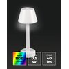 Lampka stołowa LIGHTLOGIC LL JERE DIM RGB W (66322) Biały Rodzaj gwintu LED zintegrowany