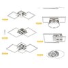 Oprawa LED LIGHTLOGIC LL DIJON 2S-LEDDIM-RC (66285) Srebrny Zasilanie Sieciowe