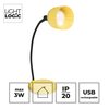 Lampka stołowa LIGHTLOGIC 66371 Żółty Dominujący kolor Żółty