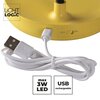 Lampka stołowa LIGHTLOGIC 66371 Żółty Materiał PC