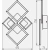 Oprawa LED LIGHTLOGIC LL DIJON 4SLEDSTEPDIM (66286) Srebrny Rodzaj Oprawa sufitowa