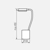 Lampka biurkowa LIGHTLOGIC LL Lanki DIM CCT W 66372 Zasilanie Akumulatorowe