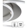 Oprawa LED LIGHTLOGIC LL DIJON R-LED (66287) Srebrny Pomieszczenie Do biura