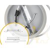 Oprawa LED LIGHTLOGIC LL DIJON R-LED (66287) Srebrny Zasilanie Sieciowe