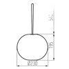Oprawa ogrodowa LIGHTLOGIC LL Pang USB 23 66303 Szerokość [mm] 230