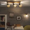 Oprawa ścienno-sufitowa LIGHTLOGIC LL GORTA EL-3 66435 Źródło światła w komplecie Nie