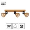 Oprawa ścienno-sufitowa LIGHTLOGIC LL GORTA EL-3 66435 Maksymalna moc żarówki [W] 6