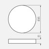 Plafon sufitowy LIGHTLOGIC LL Nyal RGB CCT 66453 Źródło światła w komplecie Tak