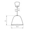 Lampa sufitowa LIGHTLOGIC LL ARILAS LAMP04 E27 66385 Zasilanie Sieciowe