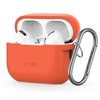 Etui na słuchawki TECH-PROTECT Silicon Hook do Apple Airpods Pro 1/2 Pomarańczowy