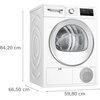 Suszarka BOSCH WTH8629SPL Funkcje parowe Nie