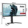Monitor IIYAMA GCB3481WQSU-B1 34” 3440x1440px 180Hz 0.3 ms (MPRT) Curved Przeznaczenie Dla gracza