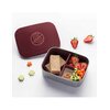 Lunchbox ECO RASCALS Bento Bordowy Materiał wykonania Stal nierdzewna