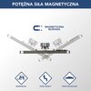 Uchwyt samochodowy CELLULARLINE Touch Mag Suction Cup Czarny Uchwyt magnetyczny Tak