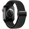 Pasek TECH-PROTECT NylonMag do Apple Watch 6/7/8/9/10/SE (40/41/42mm) Czarny Materiał Nylon