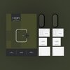 Szkło hybrydowe HOFI Hybrid Pro+ do Xiaomi Smart Band 9/9 NFC Czarny (2 szt.) Rodzaj Szkło hybrydowe