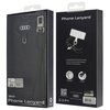 Smycz do telefonu AUDI Leather Czarny Grubość [mm] 10