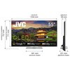 Telewizor JVC LT-55VGQ840P 55" QLED 4K Google TV Dolby Vision Dolby Atmos HDMI 2.1 Smart TV Tak