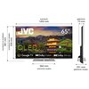 Telewizor JVC LT-65VGQ840P 65" QLED 4K Google TV Dolby Vision Dolby Atmos HDMI 2.1 Smart TV Tak