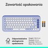 Klawiatura LOGITECH POP ICON Keys Lilac Klawisze multimedialne - liczba 15