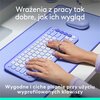 Klawiatura LOGITECH POP ICON Keys Lilac Komunikacja z komputerem Bezprzewodowa