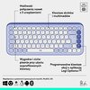 Klawiatura LOGITECH POP ICON Keys Lilac Podświetlenie Nie