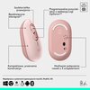 Mysz LOGITECH POP Mouse Rose Mysz pionowa Nie