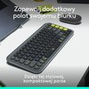 Zestaw LOGITECH POP ICON Combo Graphite Układ klawiszy US