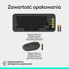 Zestaw LOGITECH POP ICON Combo Graphite Klawisze internetowe Nie