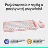 Zestaw LOGITECH POP ICON Combo Rose Typ klawiatury Membranowa