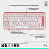 Zestaw LOGITECH POP ICON Combo Rose Interfejs Bluetooth