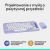 Zestaw LOGITECH POP ICON Combo Lilac Typ klawiatury Membranowa