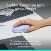 Zestaw LOGITECH POP ICON Combo Lilac Komunikacja z komputerem Bezprzewodowa