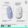 Zestaw LOGITECH POP ICON Combo Lilac Kolor Liliowy