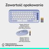 Zestaw LOGITECH POP ICON Combo Lilac Klawisze internetowe Nie