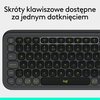 Klawiatura LOGITECH POP ICON Keys Graphite Klawisze multimedialne Tak