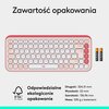 Klawiatura LOGITECH POP ICON Keys Rose Klawisze multimedialne - liczba 15