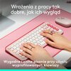 Klawiatura LOGITECH POP ICON Keys Rose Komunikacja z komputerem Bezprzewodowa