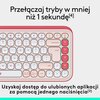 Klawiatura LOGITECH POP ICON Keys Rose Dla graczy Nie
