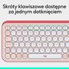 Klawiatura LOGITECH POP ICON Keys Rose Klawisze multimedialne Tak