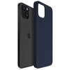 Etui 3MK Silicone Case Dark Navy do Apple iPhone 15 Granatowy