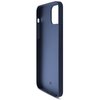 Etui 3MK Silicone Case Dark Navy do Apple iPhone 15 Granatowy Materiał Mikrofibra