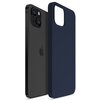 Etui 3MK Silicone Case Dark Navy do Apple iPhone 15 Plus Granatowy