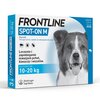 Roztwór do nakrapiania dla psów FRONTLINE SPOT-ON M 3 x 1,34 ml Ochrona przez 12 tygodni Przeznaczenie Na kleszcze