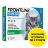Roztwór do nakrapiania dla kotów FRONTLINE Spot-On 3 x 0.5 ml Ochrona przez 12 tygodni
