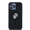 Etui KARL LAGERFELD Silicone KC Heads MagSafe do Apple iPhone 15 Pro Czarny Model telefonu iPhone 15 Pro