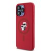 Etui KARL LAGERFELD Silicone KC Heads MagSafe do Apple iPhone 15 Pro Max Czerwony Seria telefonu iPhone