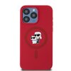 Etui KARL LAGERFELD Silicone KC Heads MagSafe do Apple iPhone 15 Pro Max Czerwony Model telefonu iPhone 15 Pro Max