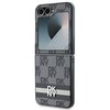 Etui DKNY Chequered Pattern Printed Stripes do Samsung Galaxy Z Flip 6 Czarny Model telefonu Galaxy Z Flip 6