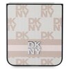 Etui DKNY Chequered Pattern Printed Stripes do Samsung Galaxy Z Flip 6 Różowy Dominujący kolor Różowy
